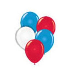 <strong>17"</strong> Latex Balloons<br><strong>The Most Popular Size</strong><br>Patriotic Colors<br>72 per Unit