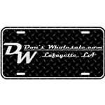 .055" Custom License Plate