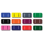 Color-Coded Month Labels
