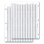 Numbered Check-Off Sheet<br>Form#DSA-545
