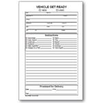 Vehicle Get Ready Form