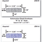 Automotive Check Envelopes