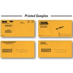 License Plate Envelope - Imprinted