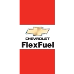 Chevy Flex Fuel Flags (Horizontal, double sided)