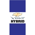 Chevy Volt Hybrid Flags (Horizontal, double sided)