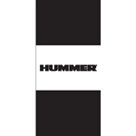 Hummer Light Pole Flags (Horizontal, double sided)