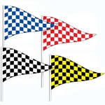 Checkered Antenna Pennants (Economy)