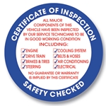 Inspection Sticker