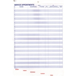 Service Appointment Sheet