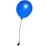 Two piece reusable balloon holder.