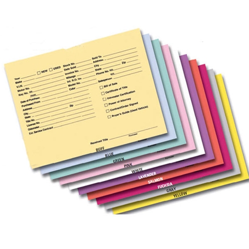 Basic Vehicle Deal Jackets 100 Pack My Dealer Supply