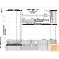 Repair Order<br>Form # RO-546H-3PT