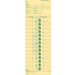Time Clock Cards 4<br>Form#TC-57