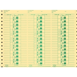 Time Clock Cards 5<br>Form#AA-292-VI