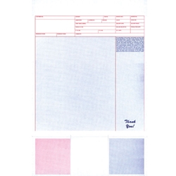 Laser Service Invoice 3<br>Form #LZR-SI-14<br>Imprinted