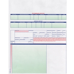 Laser Repair Order 2 <br> Form #LZR-RO-11-32<br>Plain