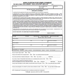 Application for Employment