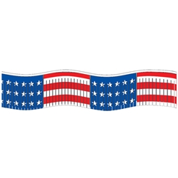 12" x 18" Americana Streamers