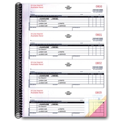 Fuel Purchase Order Books