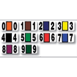 Color Coded Numbers<br>Ringbooks