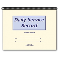 Daily Service Record Book