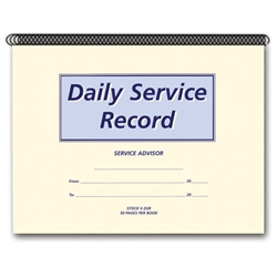 Daily Service Record<br>Book 