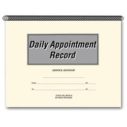 Daily Appointment Record Book