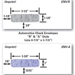 Automotive Check Envelopes