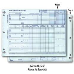 Vehicle Inventory Records - Style C