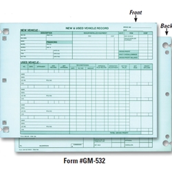 Vehicle Inventory Records - Style D