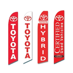 Toyota<br>"Flag Only" or "Flag & Pole Kit"