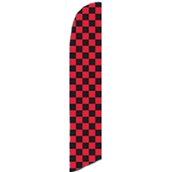 Red & Black Checkered<br>"Flag Only"or "Flag & pole Kit"