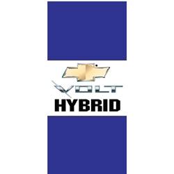 Chevy Volt Hybrid Flags (Horizontal, single sided)
