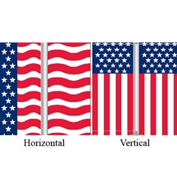 Patriotic Banners<br><strong>Double Sided</strong><br>3' x 8'