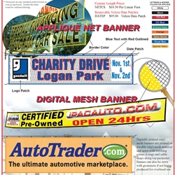 Applique & Digital Net Banner 