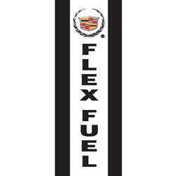 Cadillac Flex Fuel Flags (Vertical)