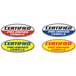 Certified Oval Slogans