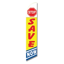 STOP SAVE NOW<br>"Flag Only" or "Flag & Pole Kit"