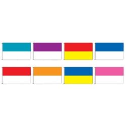 2 Stripe Nylon Horizontal Attention Flags