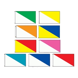 Horizontal Diagonal Flags