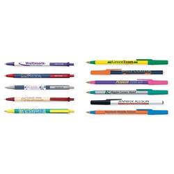 Pens<br>Multiple Styles<br>Multiple Ink Colors<br>Minimum Quantity of 500