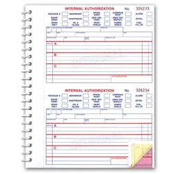 Internal Authorization Book