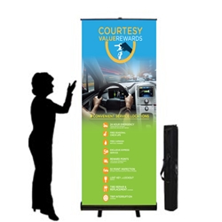 Courtesy Value Rewards<br>Retractable Display