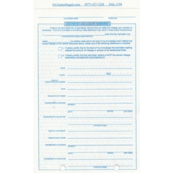 Odometer Disclosure Statements<br>SAL-1194<br>R & R Compatible<br>250 per pack