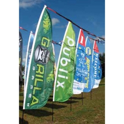 Custom Feather Dancer Flags