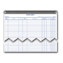 Daily Service Route Sheets-Spiral Bound