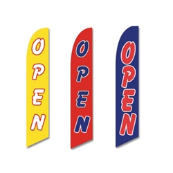 Open<br>"Flag Only" or "Flag & Pole Kit" 