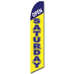 Open Saturday<br>"Flag Only" or "Flag & Pole Kit" 