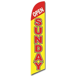 Open Sunday<br>"Flag Only" or "Flag & Pole Kit"