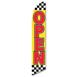 Open!<br>"Flag Only" or "Flag & Pole Kit"